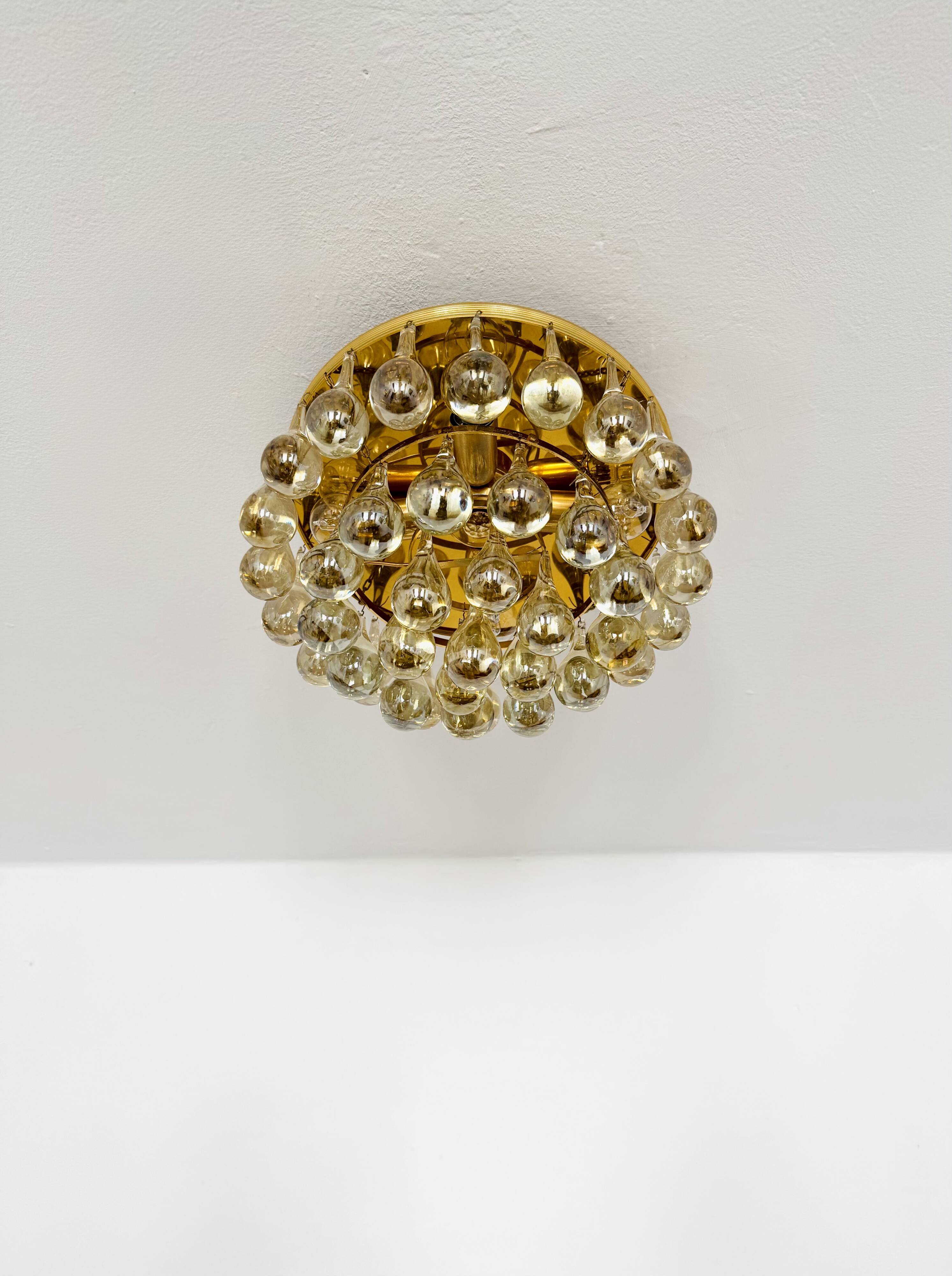 Flush Chandelier by Ernest Palme