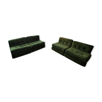 Set of 4 "Amanta" Armchairs – Mario Bellini (B&B Italia)