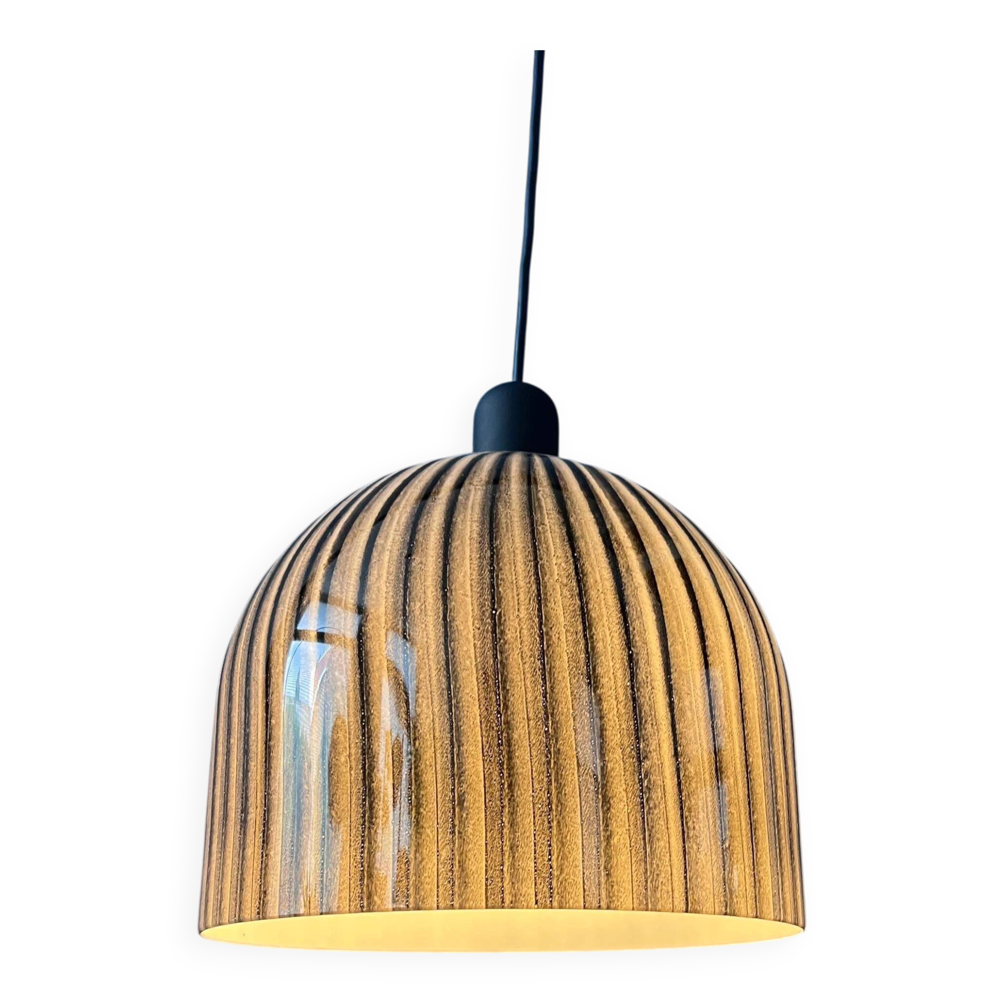Mid-Century glass pendant by Peill and Putzler
