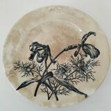 19th century pedestal plate Iron Earth