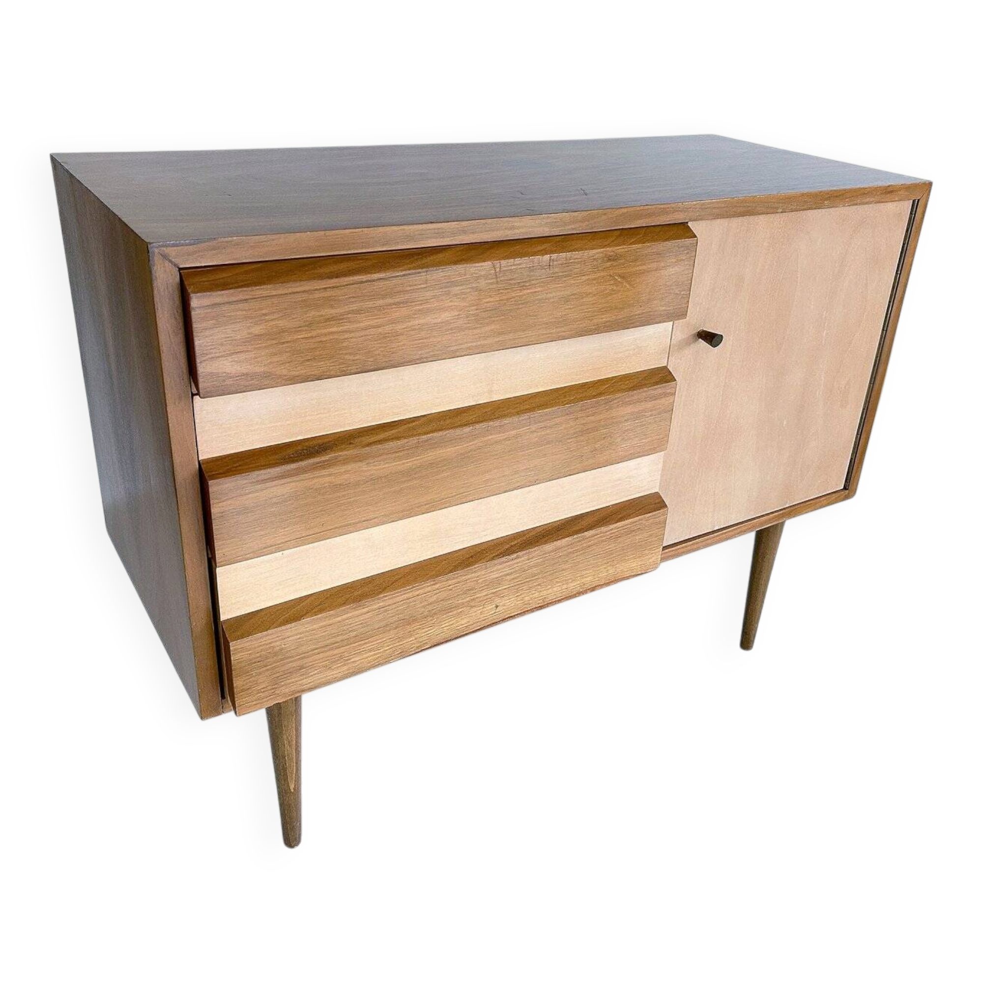 Buffet scandinave vintage en bois, années 1960