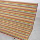 Compact sofa Eames Vitra Alexander Girard Miller stripe fabric