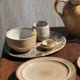 Set of 12 Niderville stoneware dessert plates