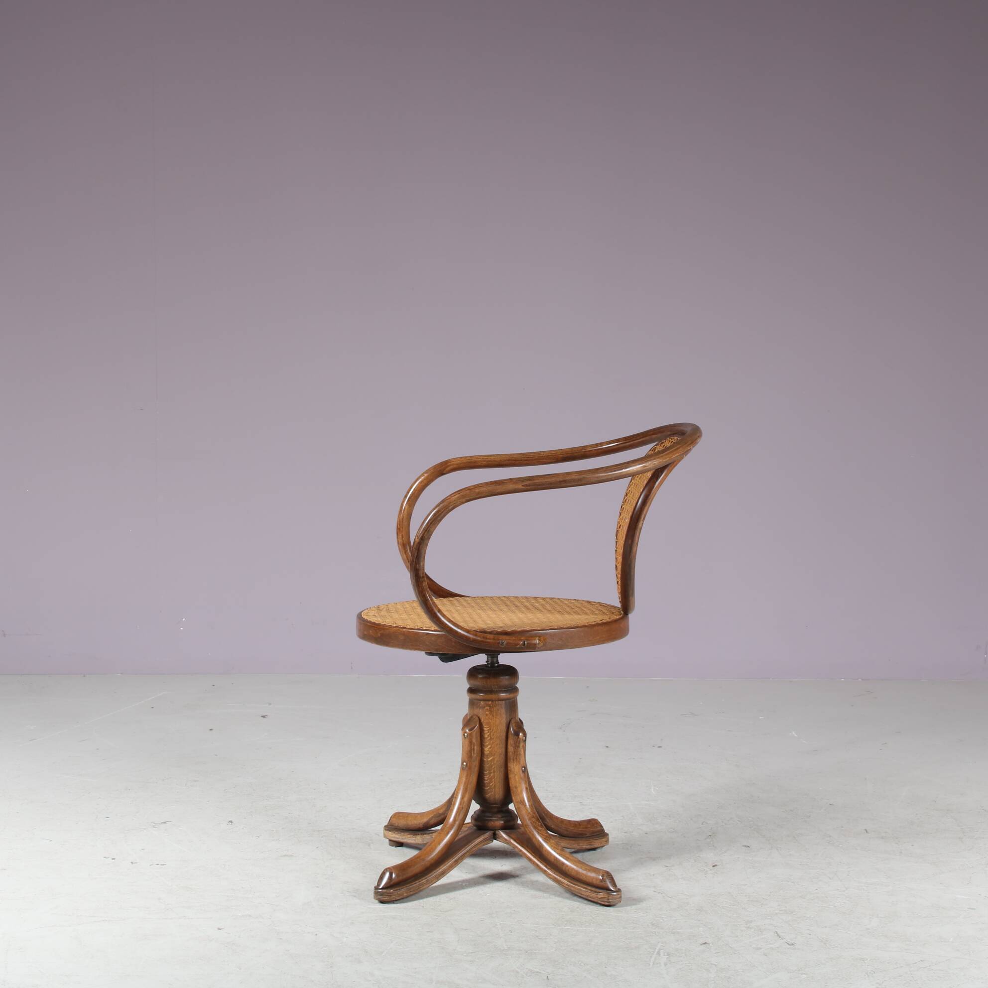 1950s desk chair “5501” by Thonet for ZPM Radomsko, Poland