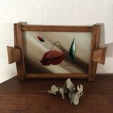 Vintage poppy platter