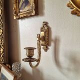 Pair of wall candle holders