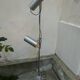 Floor lamp 70s stainless