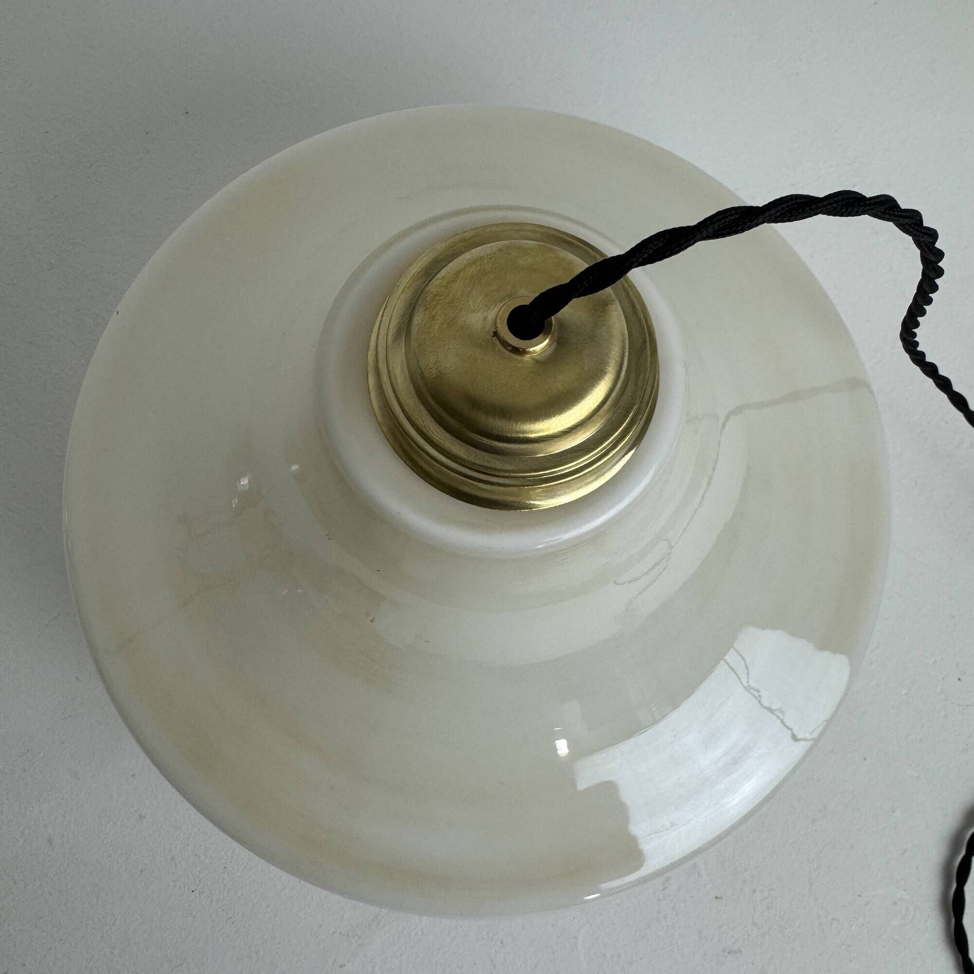 Vintage space-age suspension lighting 1960