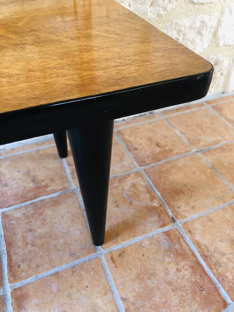 Vintage oak freestanding shelf, Circa 60s