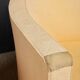 Pair of Art Deco First Time armchairs 1930 cream fabric on wooden structure