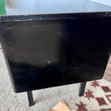 Enfilade look scandinave 1960 vintage bi couleur - vintage - pieds fuseaux