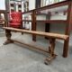 Oak bench, early 20th century