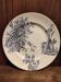 French vintage serving stand plate, R. Lafitte, Terre de Fer, Salins
