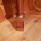 Empire secretary in walnut.