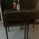 Pair of vintage industrial metal side tables