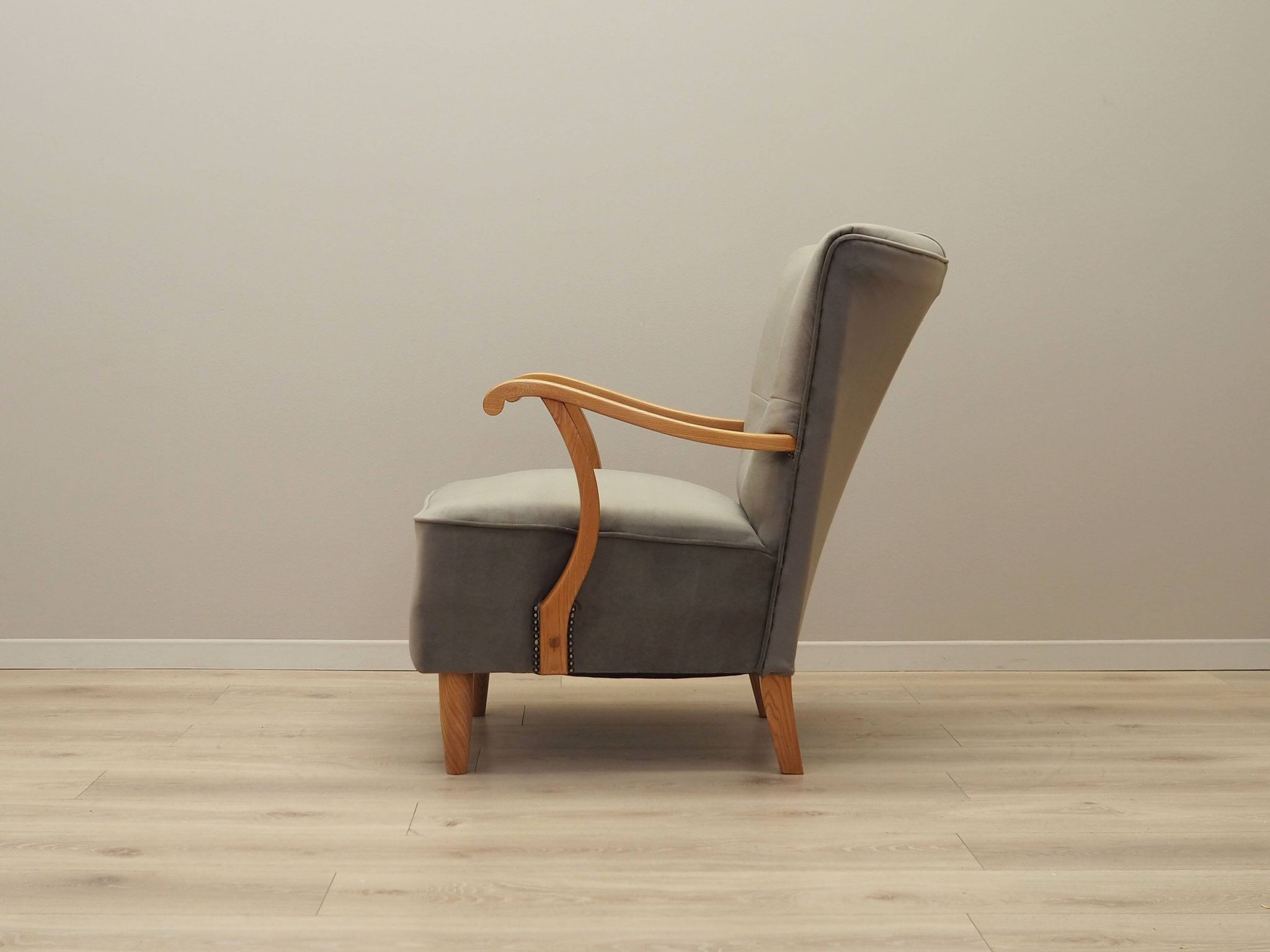 Beech armchair, Danish design, 1960s, production: Denmark