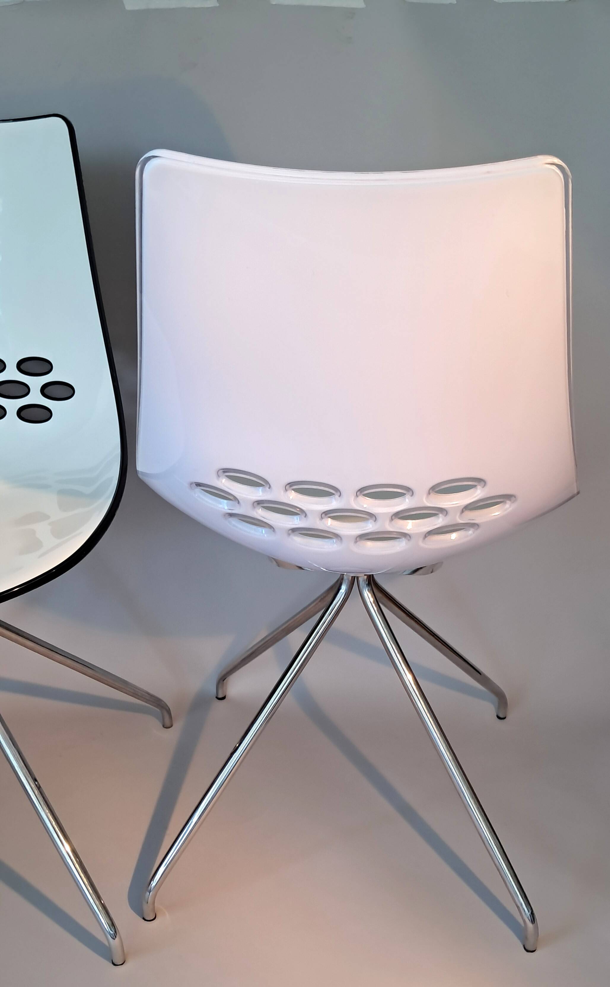 Paire de chaises Calligaris modèle Jam, made in Italy