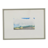 Watercolor The Calm Sea Lieven Florizoone Signed and Dated 1982