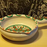 Ceramic fondue pot by Antoine Fazio Vallauris 20.5X29cm