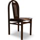 Set of 3 black Baumann chairs, Argos model.