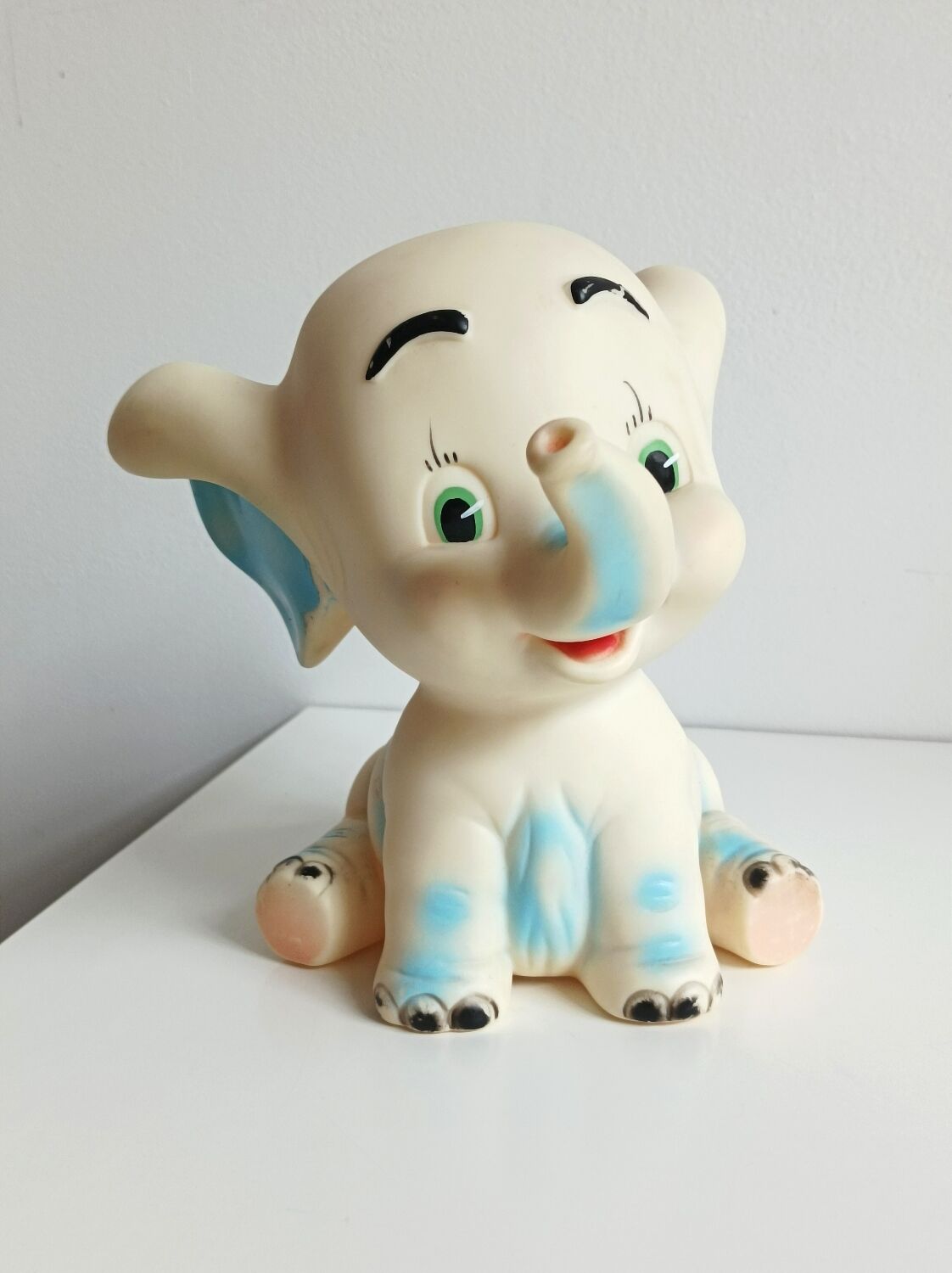 Elephant toy with whistle Famosa 70s
