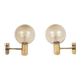 Paire d'appliques suédoises de Hans-Agne Jakobsson, AB Markaryd, années 1950