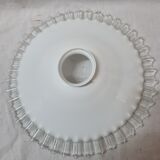 White lace opaline lampshade
