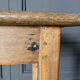 Oak farmhouse table Late nineteenth original patina