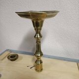Gilded bronze candle holder