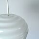 Verner Panton Opal Glass "New Wave" Pendant for Holmegaard, 1984