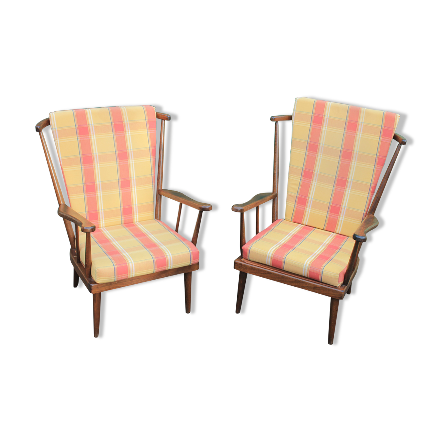 Pair of Baumann armchairs