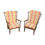Pair of Baumann armchairs