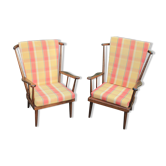 Pair of Baumann armchairs