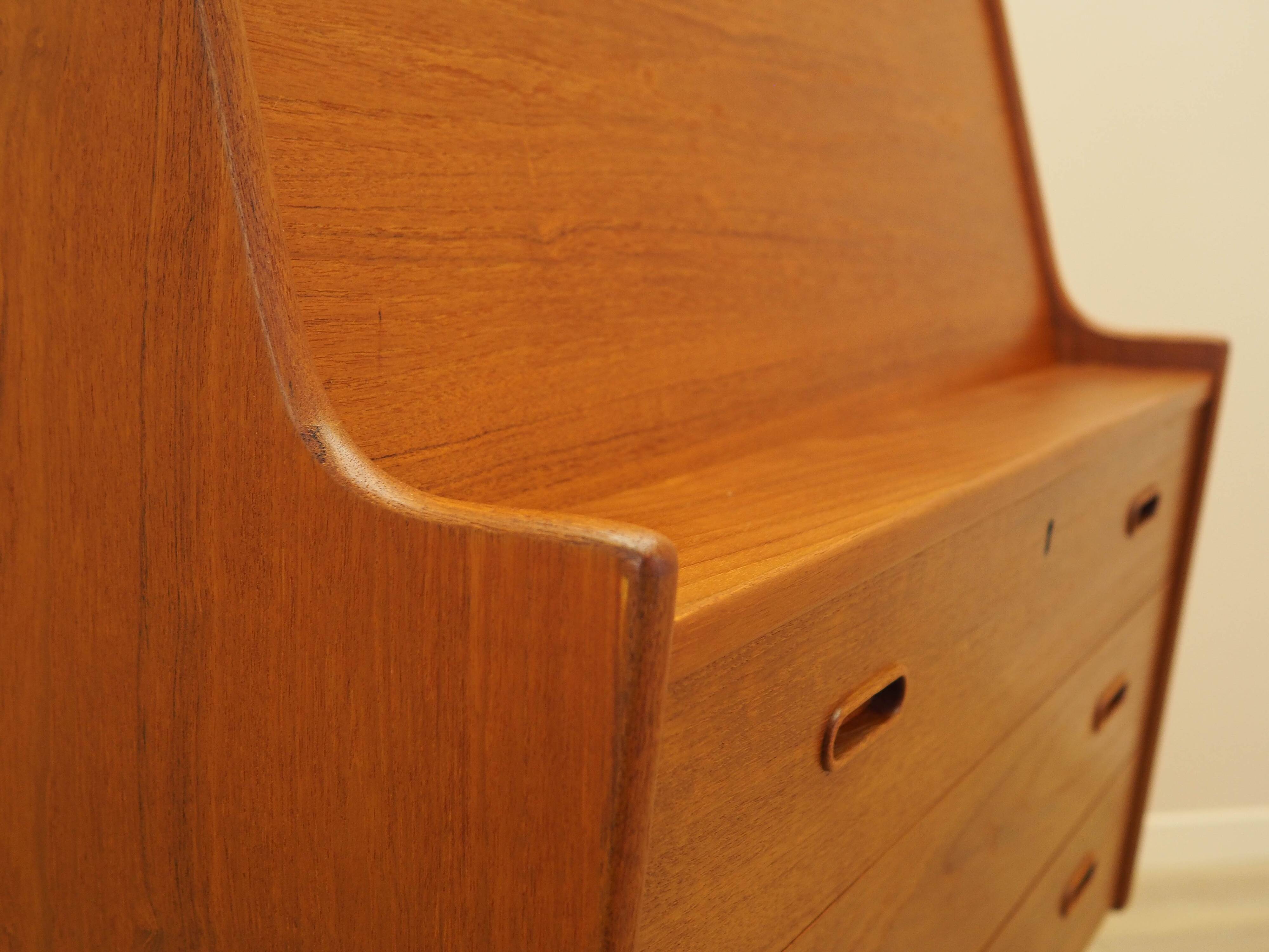 Teak secretary, Danish design, 1960s, designer: Arne Wahl Iversen, manufact