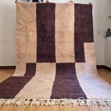 Handmade traditional pure natural wool rug, size 170 x 250 cm