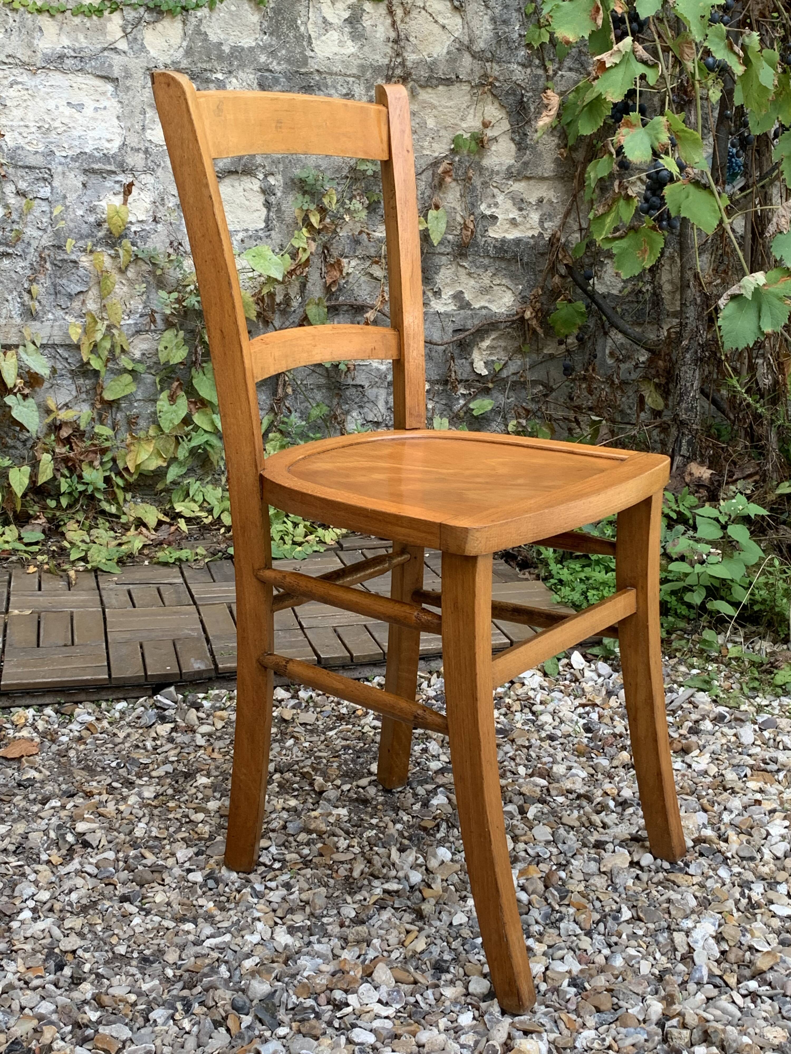 4 vintage Luterma bistro chairs 1940