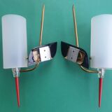 Pair of 50s rockabilly wall sconces