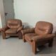 Pair of armchairs by Mobilgirgi, 1970s