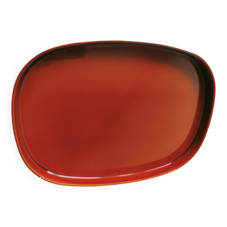 Red lacquer tray