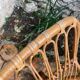 Vintage rattan armchair