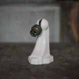 Vintage wall light, porcelain wall sconce, bracket, Art Deco.