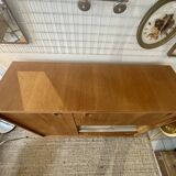 Vintage teak high sideboard