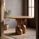 Mango wood dining table living room 12