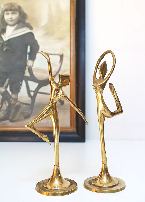 Brass statuettes