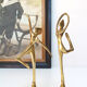 Brass statuettes