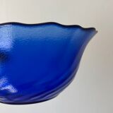 Arcoroc cup in blue glass