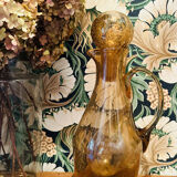 Vintage 1960s bubble glass carafe