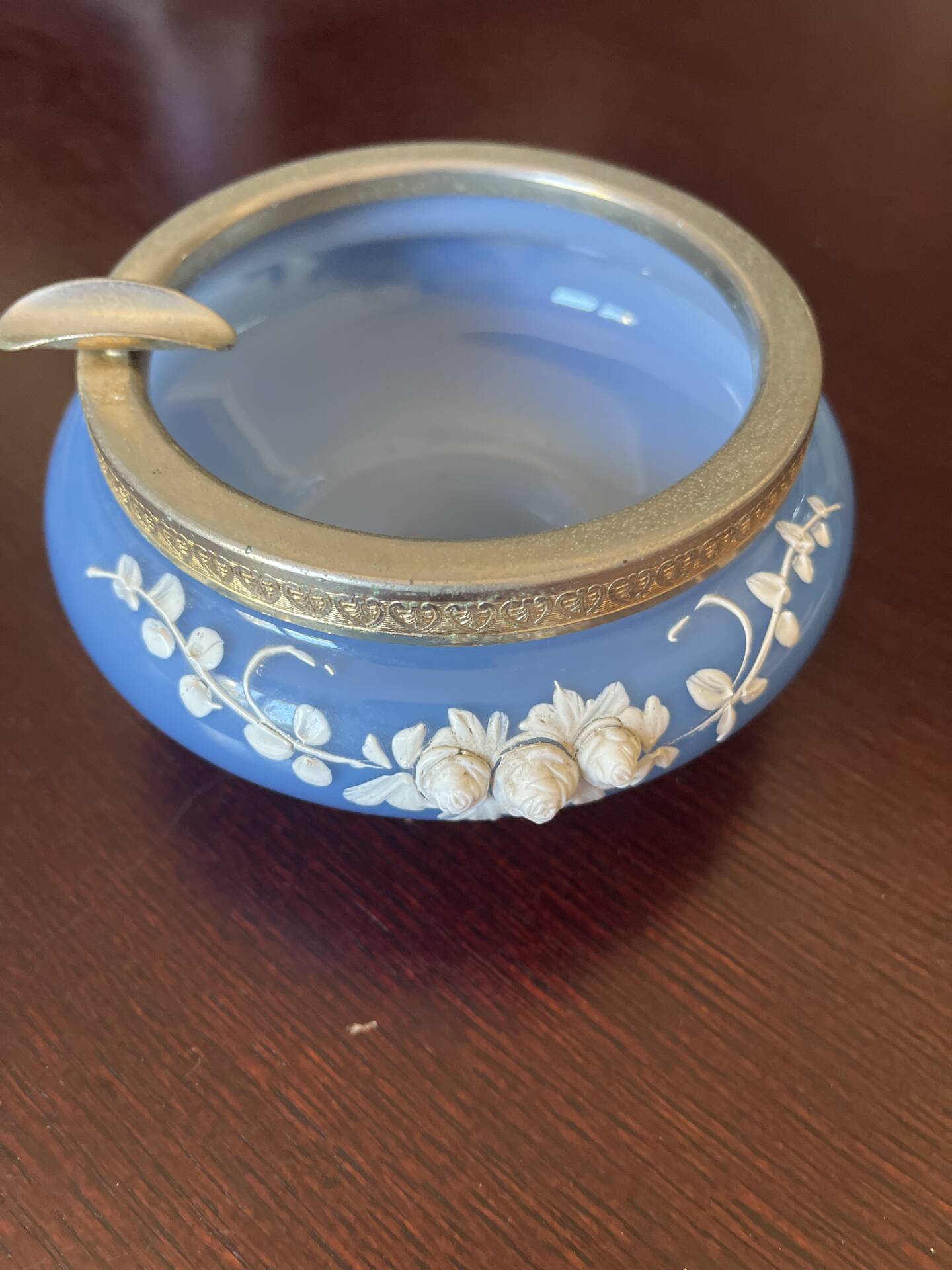 Opaline ashtray