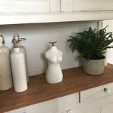 Enamelled ceramic bust