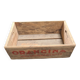 Old wooden box: orangina